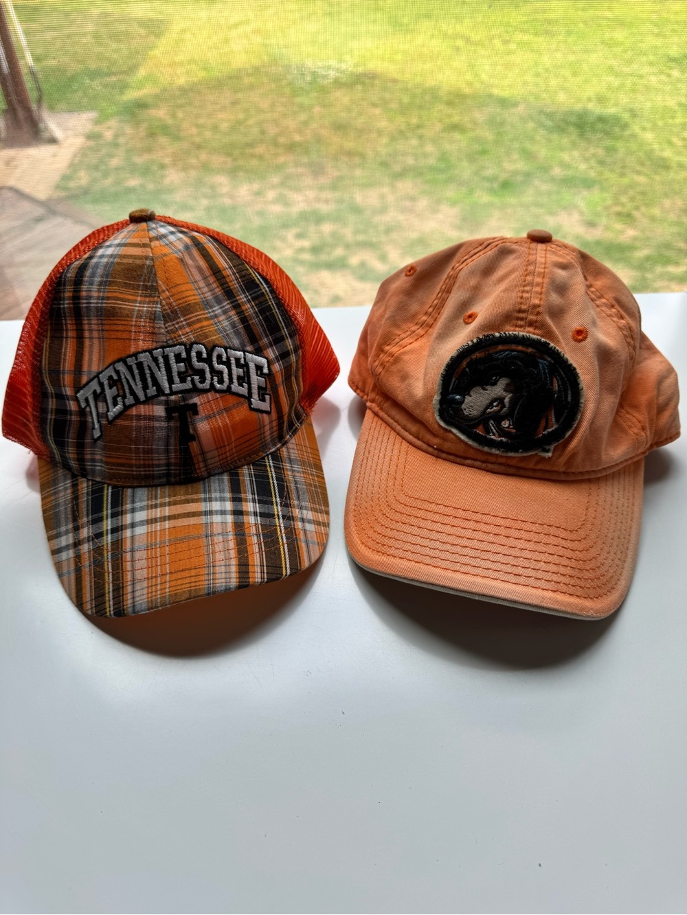 Tennessee Baseball Cap x2 Boys OS and Adjustable - Orange